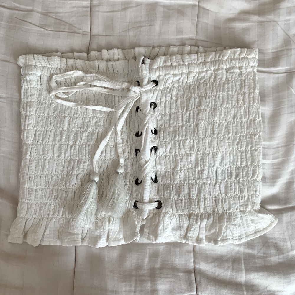 American Eagle Outfitters Frill Bandeau Top
